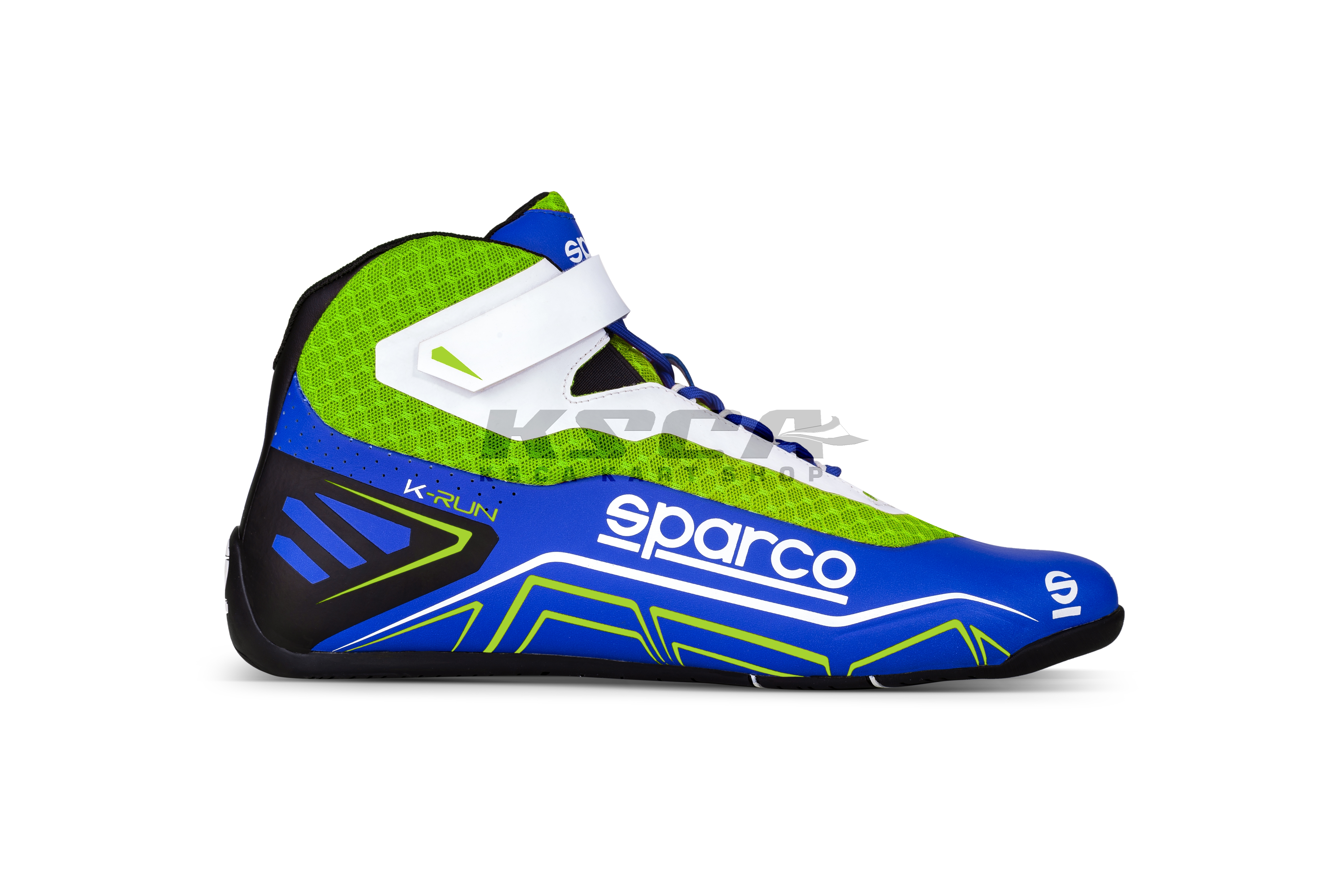 2022 Sparco K-RUN Rennschuh blau/grün