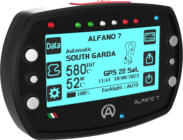 Alfano 7 2T Grundgerät mit RPM, GPS, Bluetooth, WLan