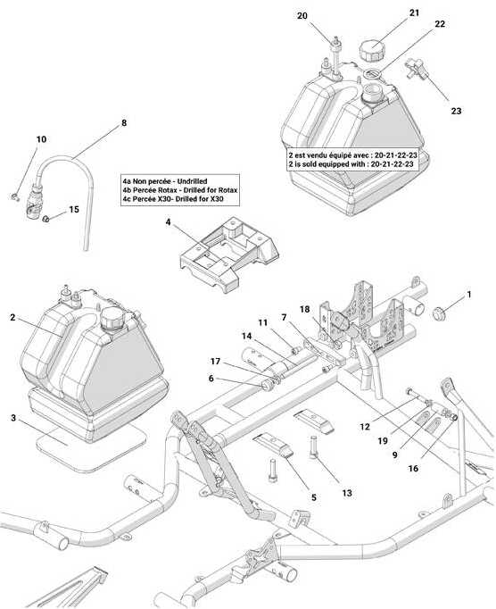 Rahmen/Benzintank/Motorbock RS 2022/23