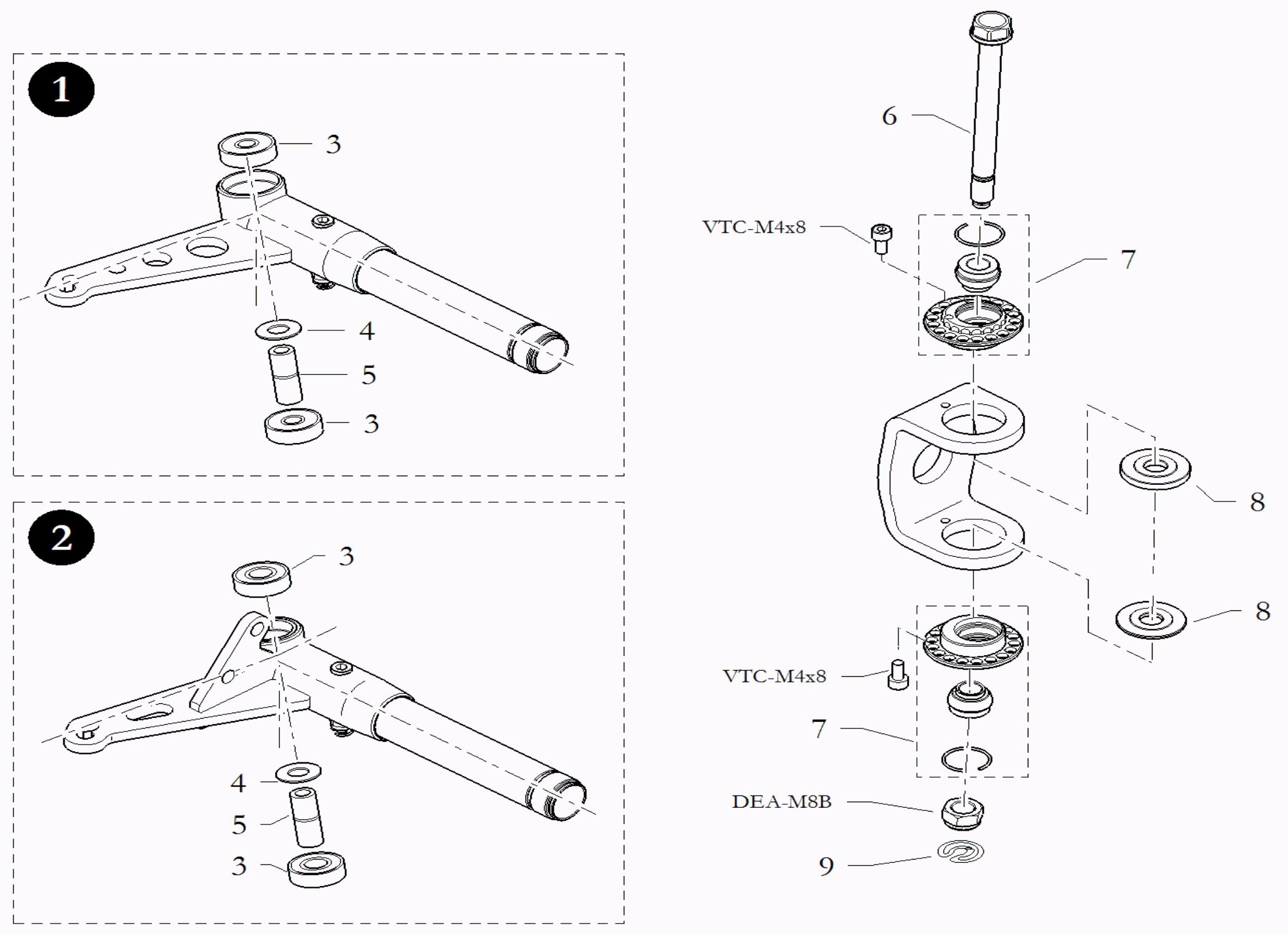 Achsschenkel - Excenter M10