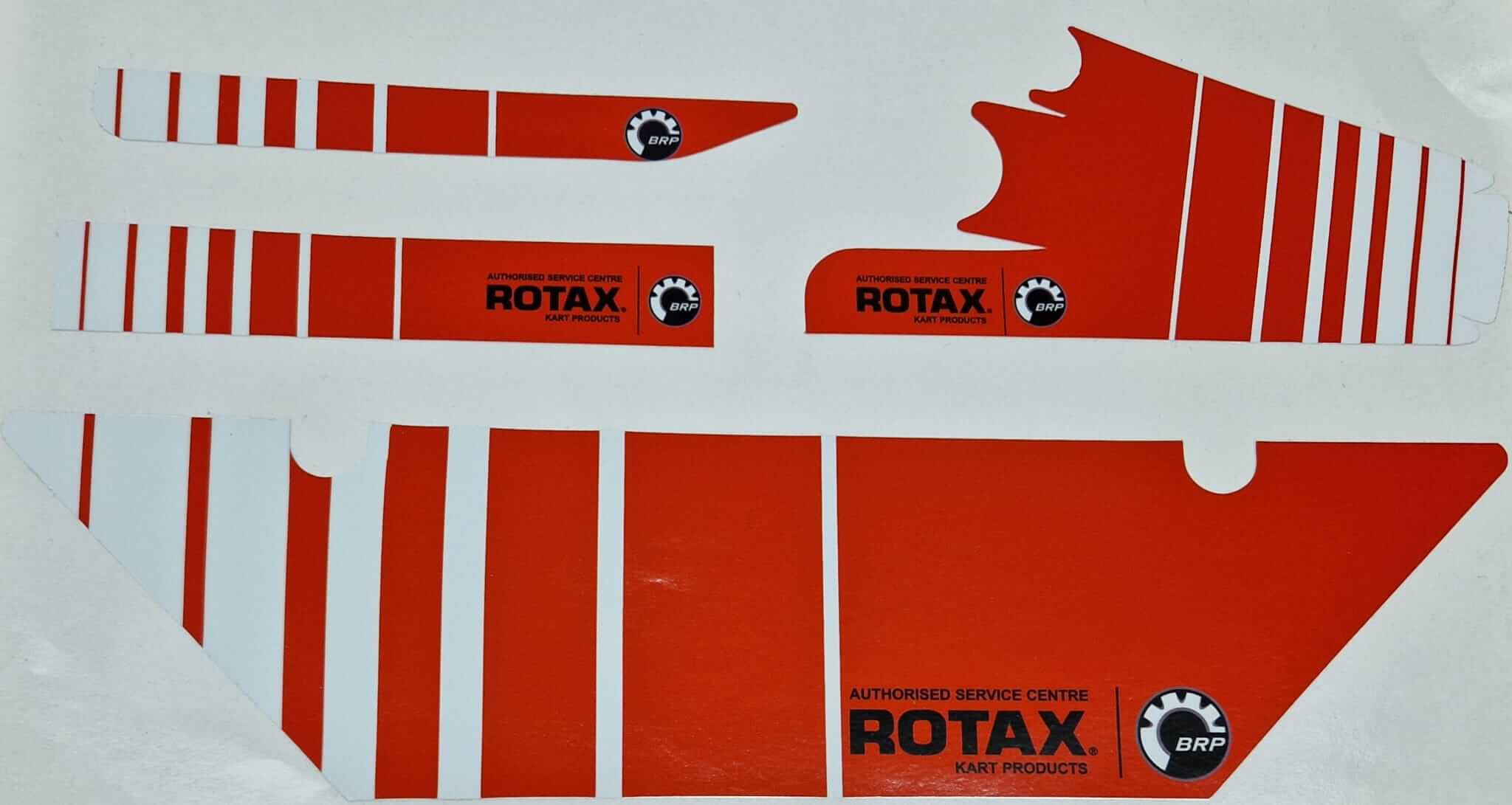 Sticker Rot\Orange für Rotax Kühler