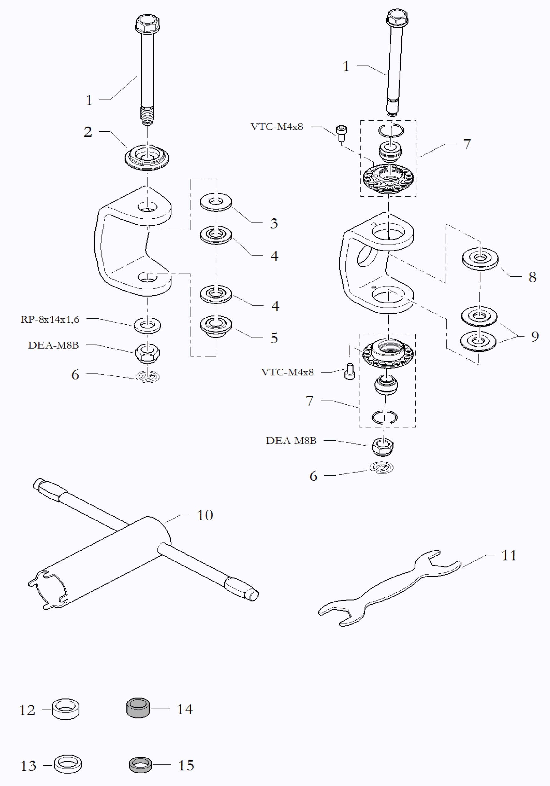 Excentersystem M8