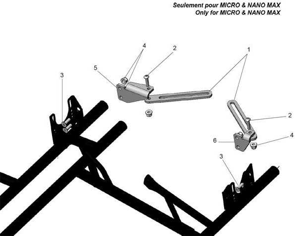 Auspuffhalter Rotax V Furia 2022/23