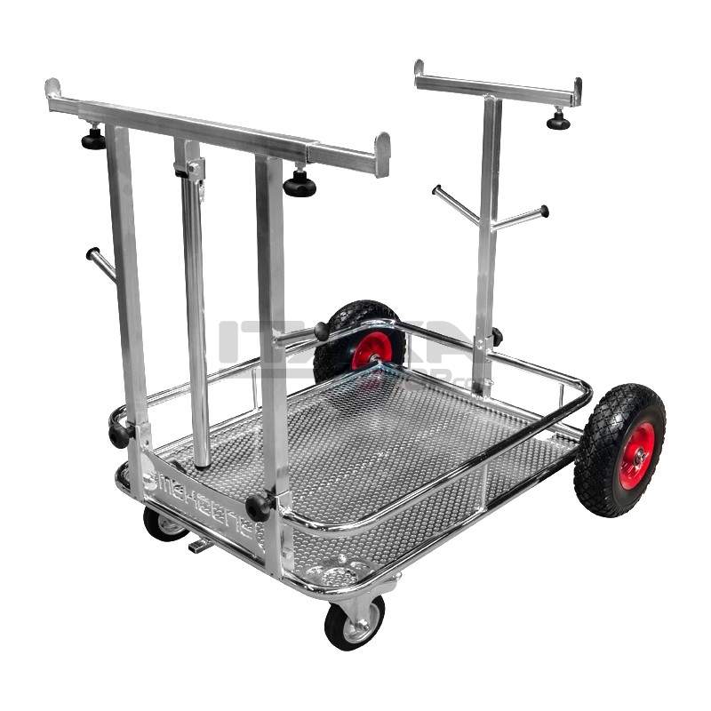 MEKAONE Kart Trolly mit Reifenhalter