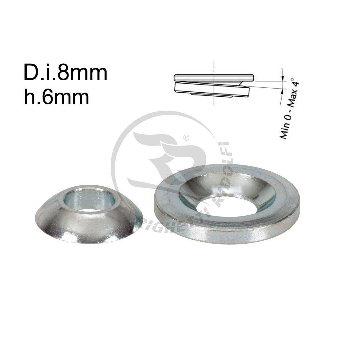 Konischer Abstandshalter D8 H6 mm